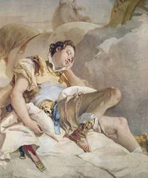 Armida entführt den schlafenden Rinaldo, (Detail) aus 